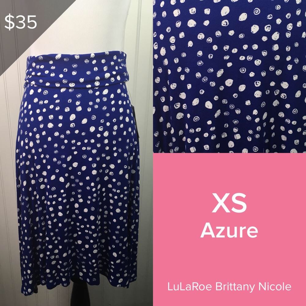 BNWT XS Azure LuLaRoe
